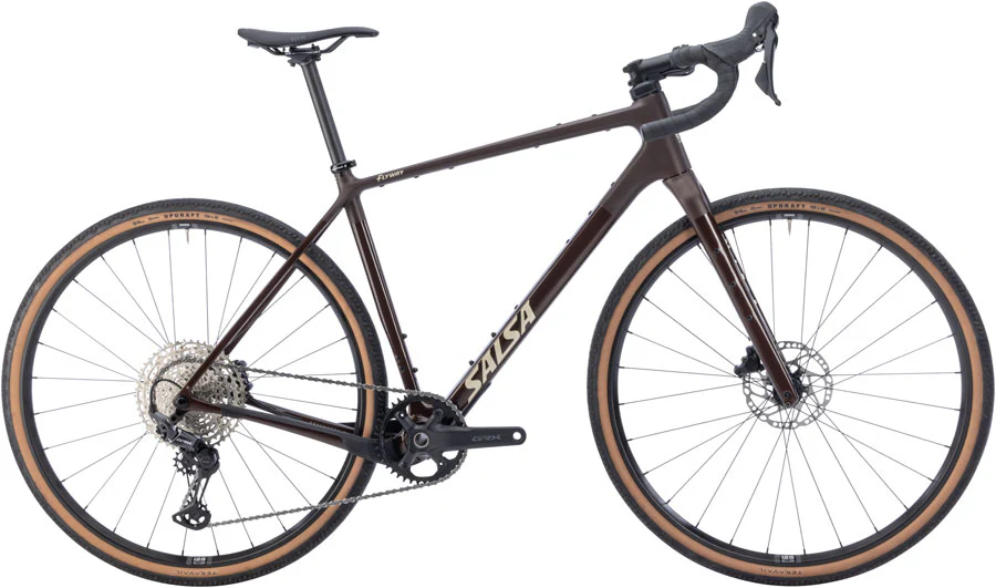 Salsa Flyway C GRX 610 12 Bike - 700c Carbon Dark Umber X-Large