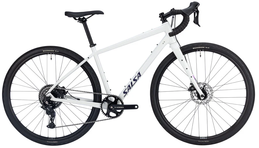 Salsa Journeyer Drop Bar ESSA 8 Bike - 700c Aluminum Vapor Gray 49cm