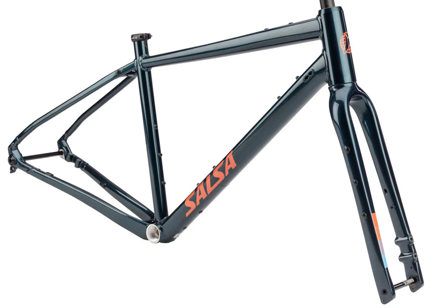 Salsa Journeyer Drop Bar Frameset - Aluminum Midnight Blue 55cm