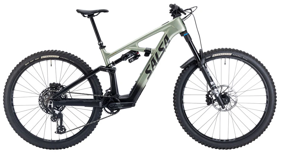 Salsa Moraine C Eagle 90 Transmission Ebike - 29" Carbon Coffee BLK / SageX-Large