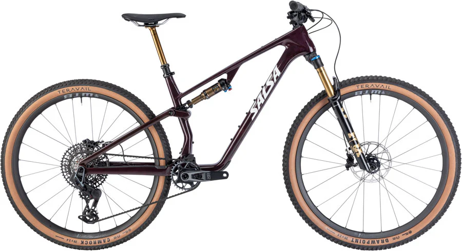 Salsa Spearfish C DLX X0 AXS Transmission Bike - 29" Carbon Deep Orchid Carbon X-Large
