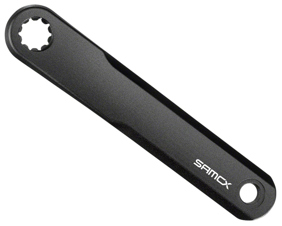 Samox E3 BR Ebike Crank Arm Set - 165mm Specialized w/BROSE ISIS Spindle 0mm offset Right / 5mm offset Left BLK