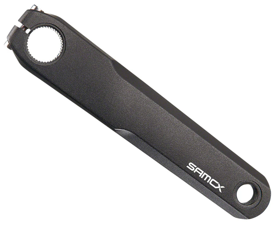 Samox E3 SH Ebike Crank Arm Set - 160mm E8000/E7000 Hollowtech II Spindle 13mm offset BLK