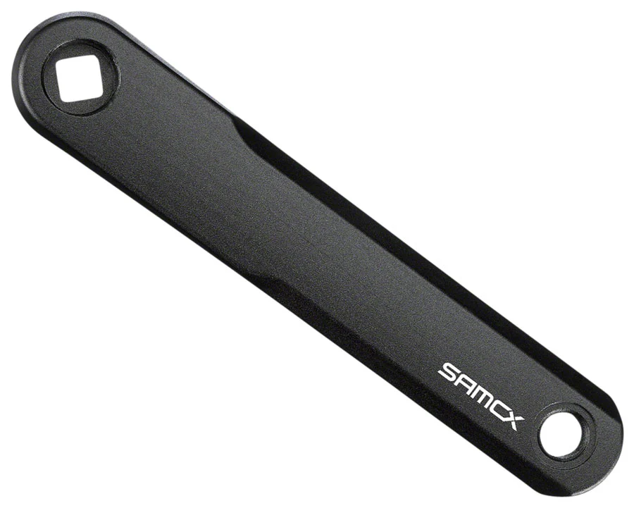 Samox E3 SH Ebike Crank Arm Set - 165mm JIS Square Taper 5mm offset Black