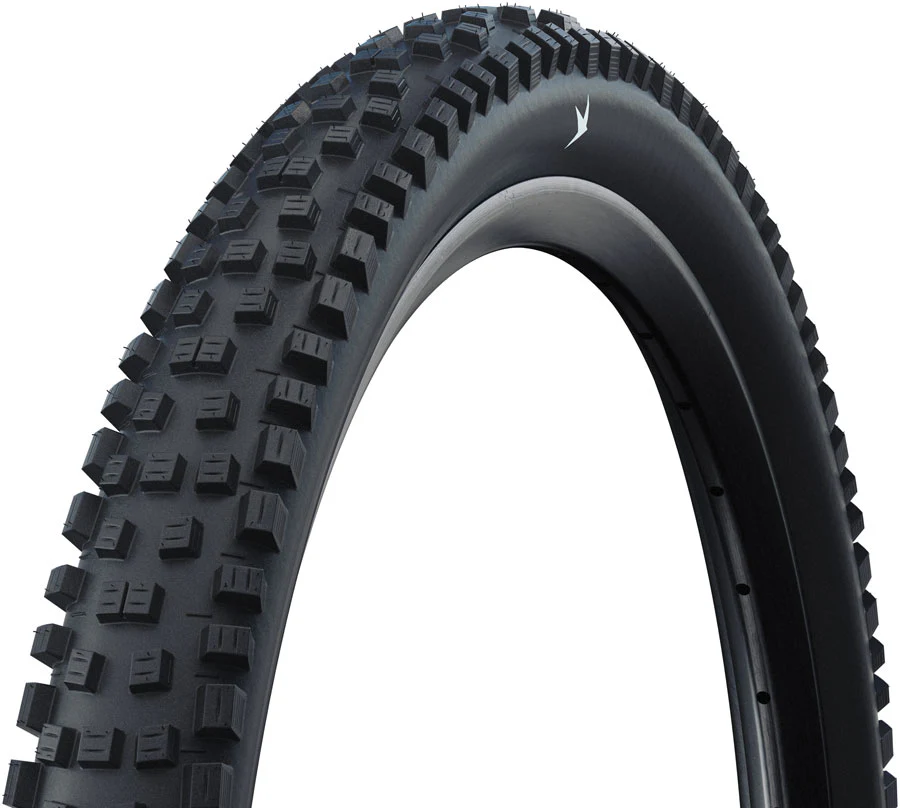 Schwalbe Nobby Nic Tire - 26 x 2.25 Tubeless Folding BLK Standard Addix Green E-50