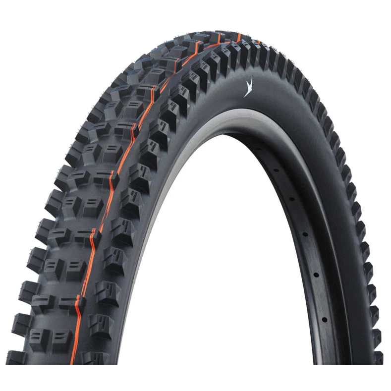 Schwalbe Tacky Chan Tire - 27.5 x 2.50 Tubeless Folding BLK Pro Gravity Soft Radial E-50