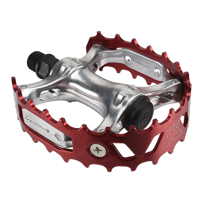 Se bikes Bear Trap 9/16` Silver/Red Alloy