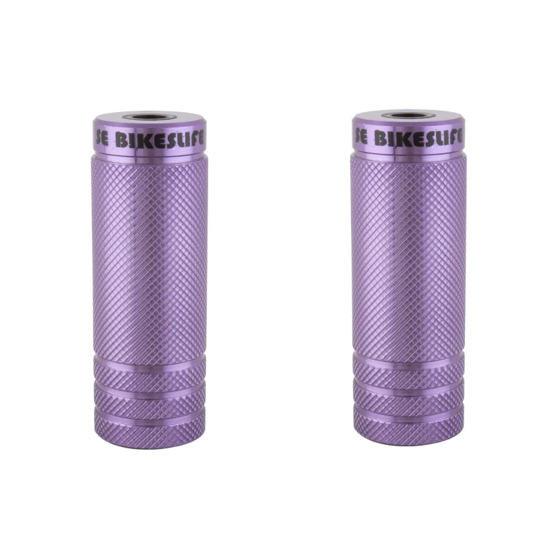 Se bikes Wheelie Pegs 14mm - 3/8` Purple 35mm Steel 98mm