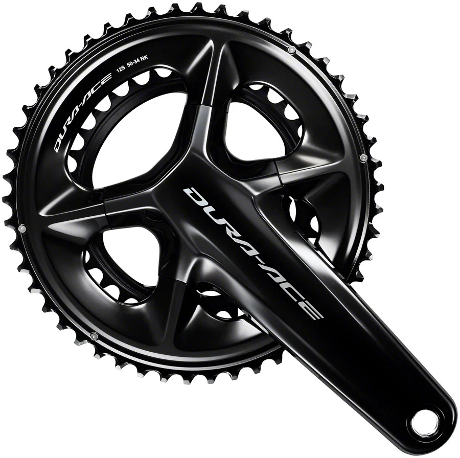 Shimano Dura-Ace FC-R9200 Crankset - 167.5mm 12-Speed 50/34t Hollowtech II Spindle Interface BLK - Image 2