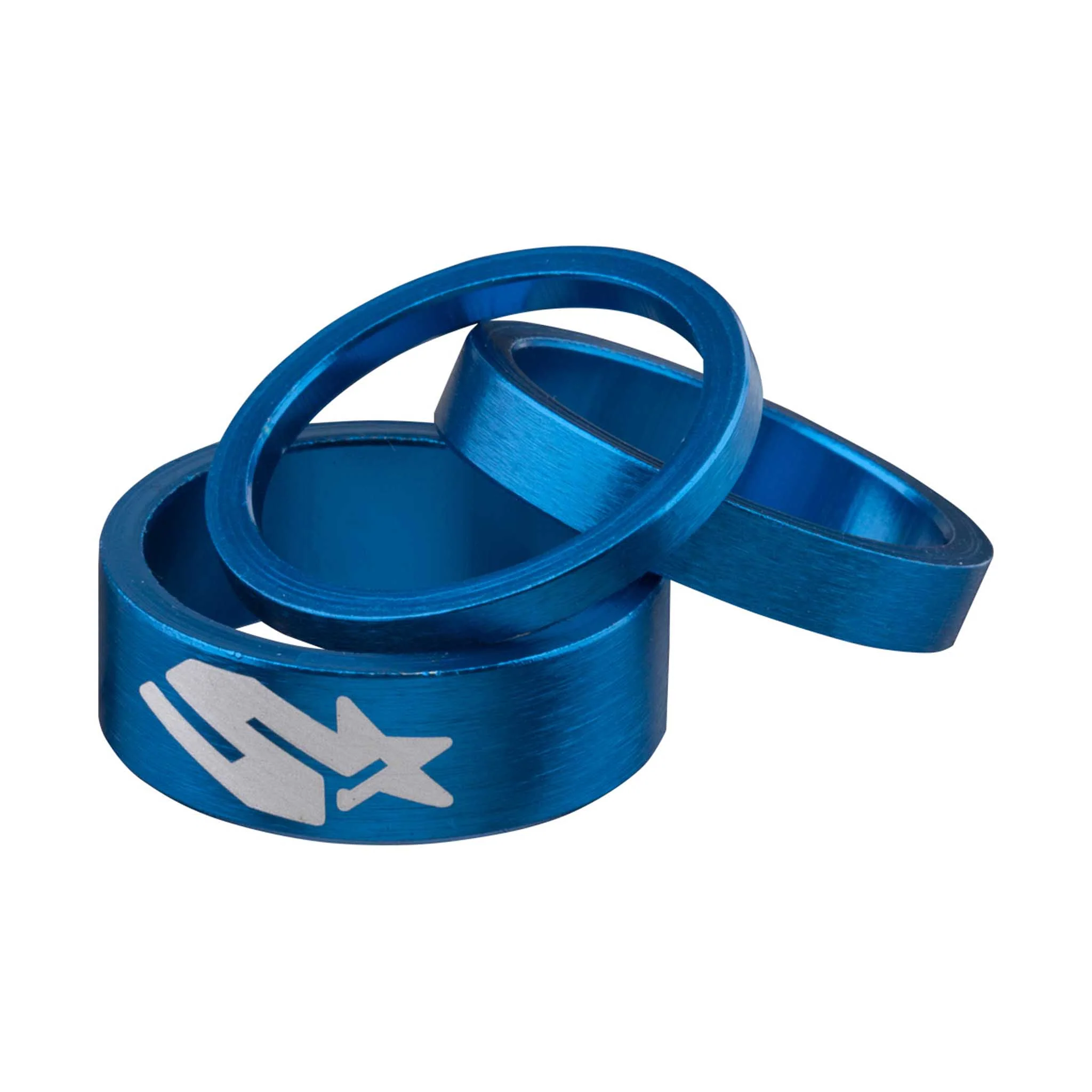 Spank Headset Spacer Kit 3/6/12mm Set - Blue -