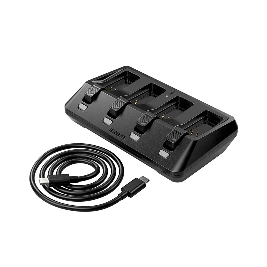 SRAM AXS and eTap Battery Charger and Cord 4-Port  >