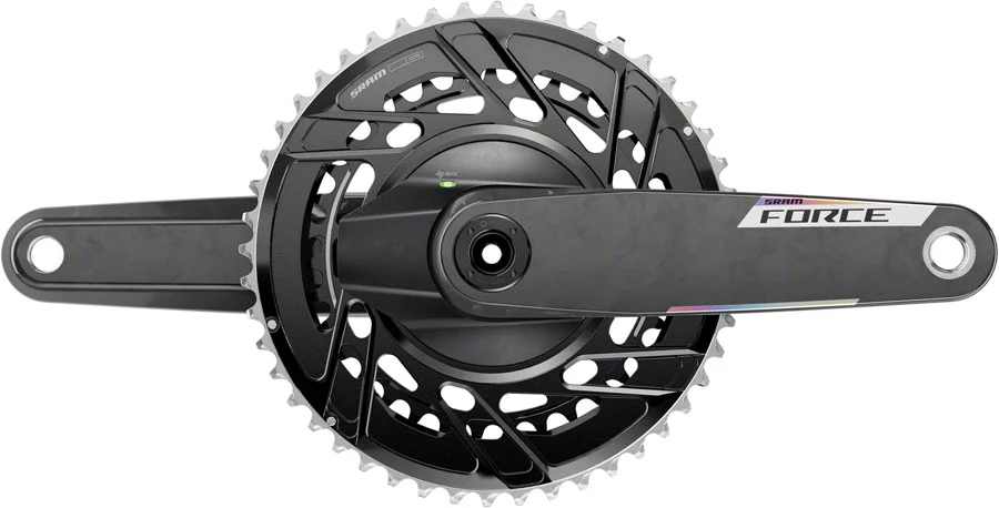 SRAM Force AXS Power Meter Crankset - 170mm 12-Speed 50/37t Thread Mount 8-Bolt PM Spider DUB Spindle Carbon E1