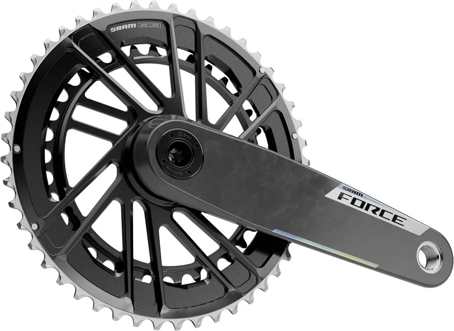 SRAM Force Crankset - 160mm 12-Speed 48/35t 8-Bolt Direct Mount DUB Spindle Carbon E1 - Image 2