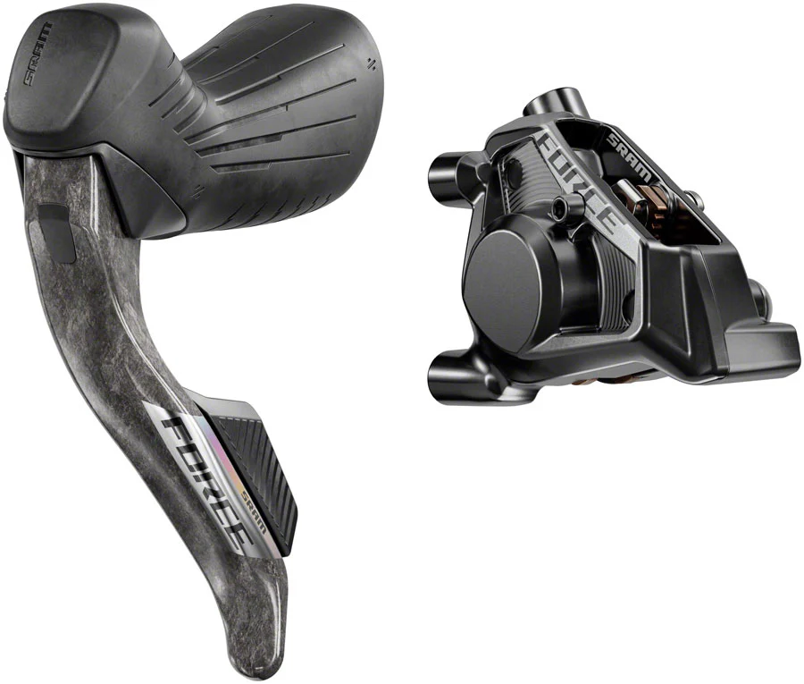 SRAM Force eTap AXS Upgrade Kit - Right Left HRD Shift/Brake Levers Flat Mount Calipers Hammerhead Karoo Force Color Edition E1 - Image 3
