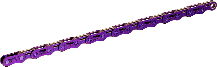 SRAM Force Flattop Chain - 12/13-Speed 126 Links PowerLock Connector Purple E1 - Image 2