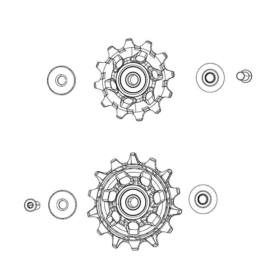 SRAM GX Eagle AXS Rear Derailler Pulley Kit