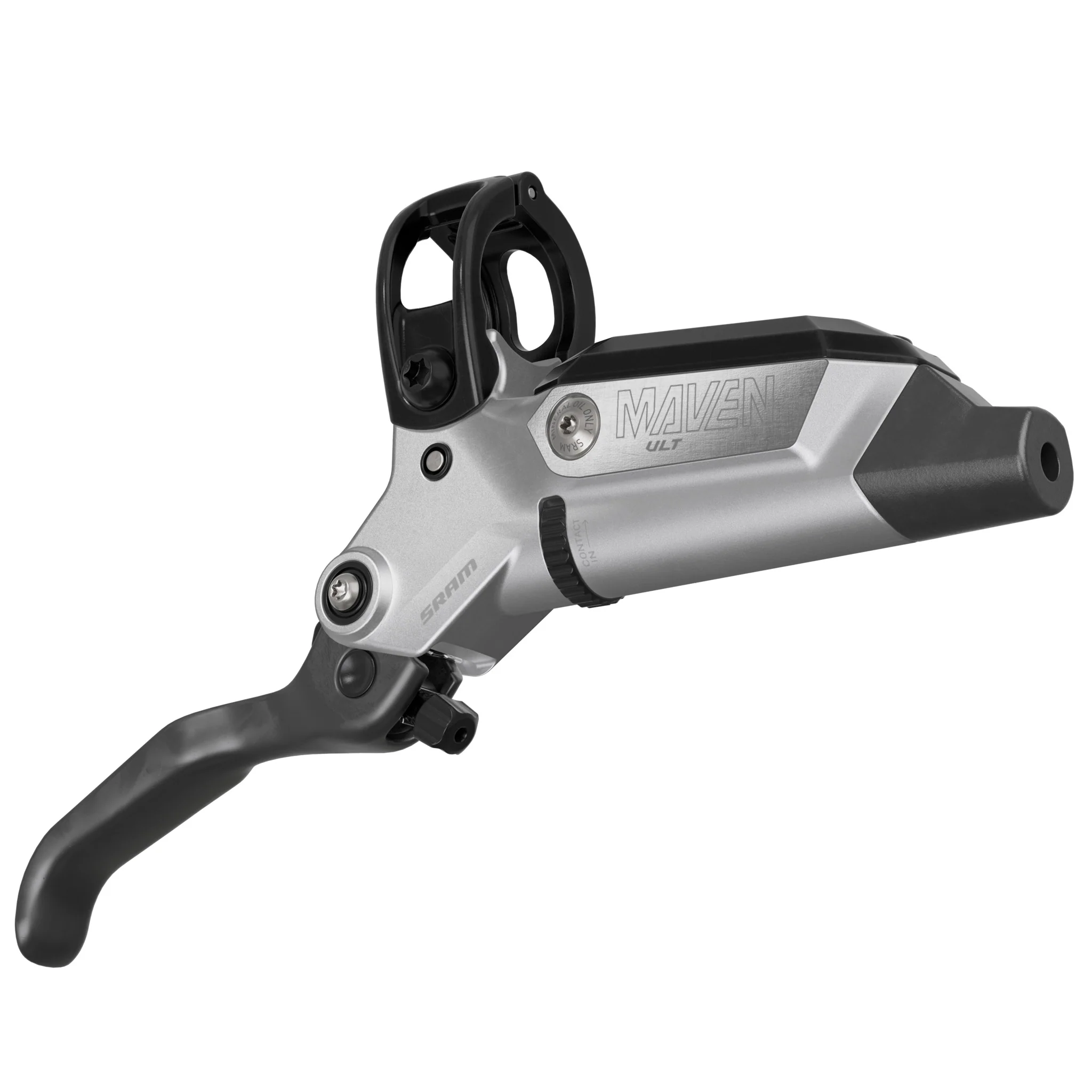 SRAM Maven Ultimate Disc Brake Lever Assembly - Carbon Lever Blade Silver/BLK Ano B1