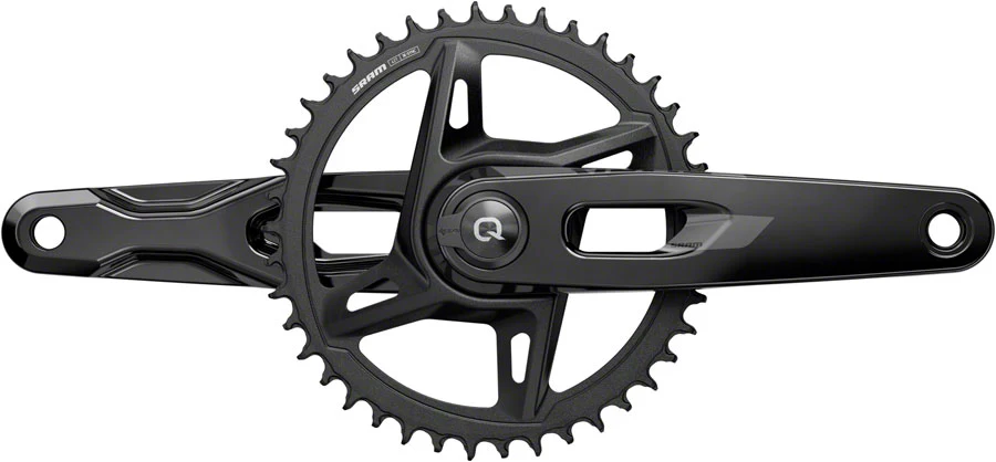 SRAM Rival 1x XPLR AXS Power Meter Wide Crankset - 165mm 12/13-Speed 42t 8-Bolt Direct Mount DUB PM Spindle BLK E1 - Image 2