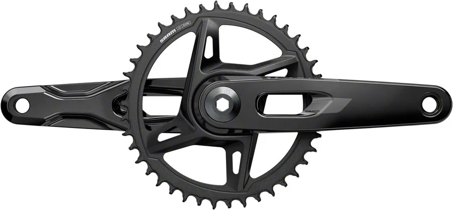 SRAM Rival 1x XPLR Wide Crankset - 165mm 12/13-Speed 42t 8-Bolt Direct Mount DUB Spindle BLK E1