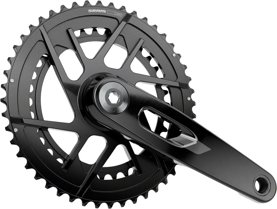 SRAM Rival Crankset - 172.5mm 12-Speed 46/33t 8-Bolt Direct Mount DUB Spindle BLK E1 - Image 2