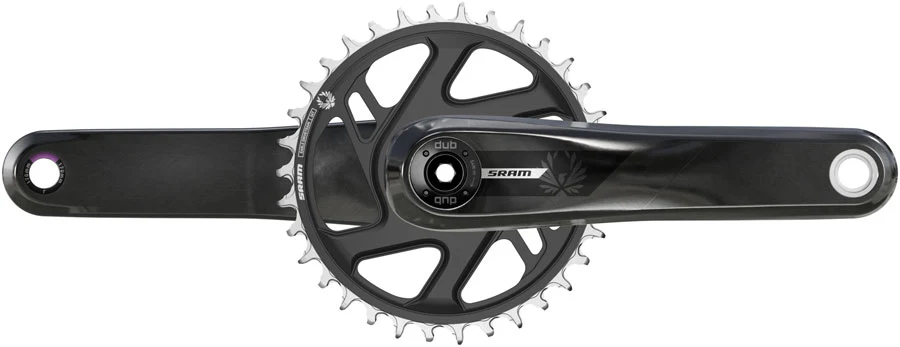 SRAM S500 Eagle Crankset - 170mm 32t Aluminum Chainring Carbon Crank Arms DUB Spindle BLK 52mm Chainline B1