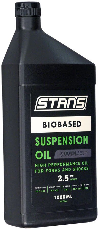 Stan's Biobased Suspension Oil - 2.5WT 1L - Image 2