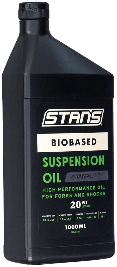 Stan's Biobased Suspension Oil - 20WT 1L - Image 2