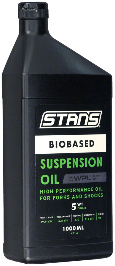Stan's Biobased Suspension Oil - 5WT 1L - Image 2