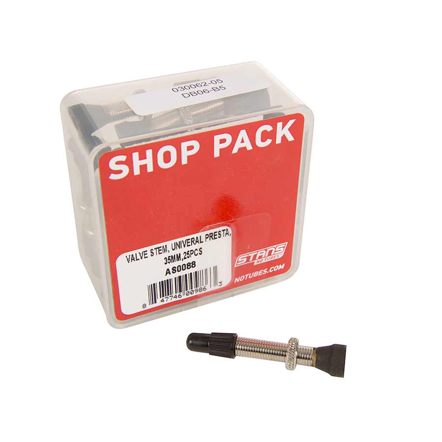 Stan's Tubeless Universal Valve Stems - Brass 35mm 25-pack