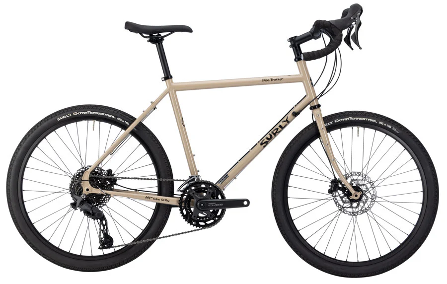 Surly Disc Trucker Bike - 26" Steel Grandpa's Khakis 50cm