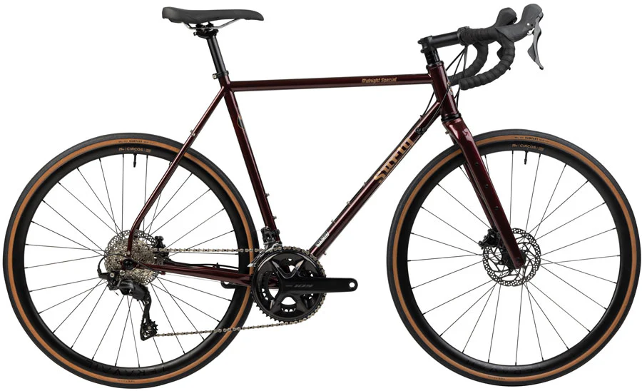 Surly Midnight Special Bike - 700c Steel 105 2x12 Carbon Fork BLK Cherry Fizz 56cm