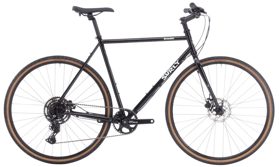 Surly Preamble Flat Bar Bike - 650b Steel Hi-Viz Black X-Small