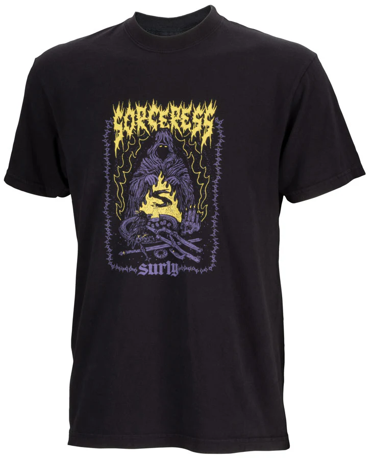 Surly Sorceress Short Sleeve Shirt Black - Large