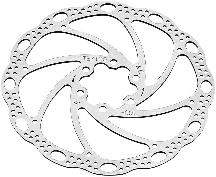 Tektro TR160-22 Disc Rotor - 160mm 6-Bolt 1.8mm Thickness