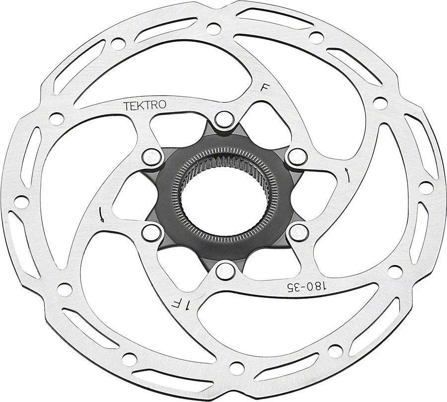 Tektro TR180-35 Disc Brake Rotor - 180mm Center-Lock 1.8mm Thickness