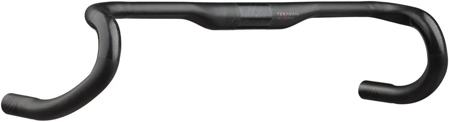 Teravail Feldspar Carbon Drop Handlebar - Carbon 31.8mm 48cm Black
