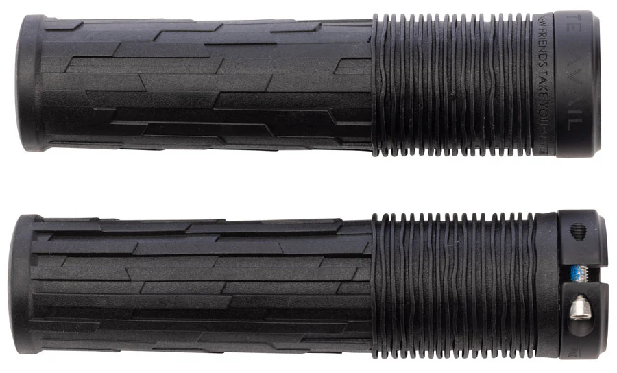 Teravail Lytho Grips - Lock-On Obsidian Black 35mm