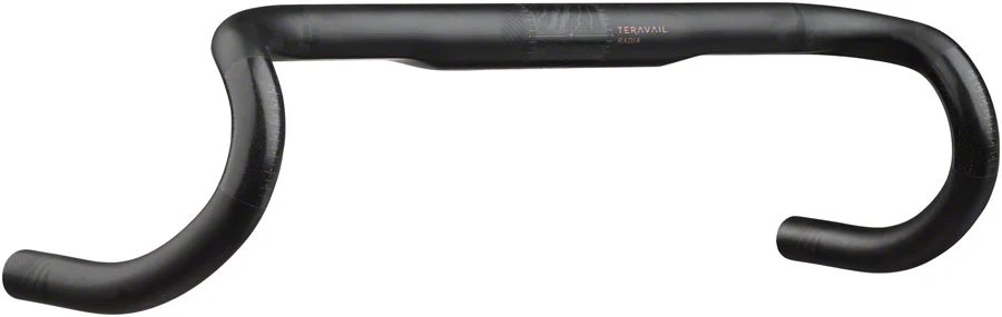 Teravail Radia 12 Carbon Drop Handlebar - Carbon 31.8mm 38cm Black