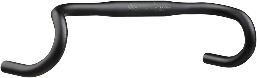 Teravail Radia 12 Drop Handlebar - Aluminum 31.8mm 40cm Black