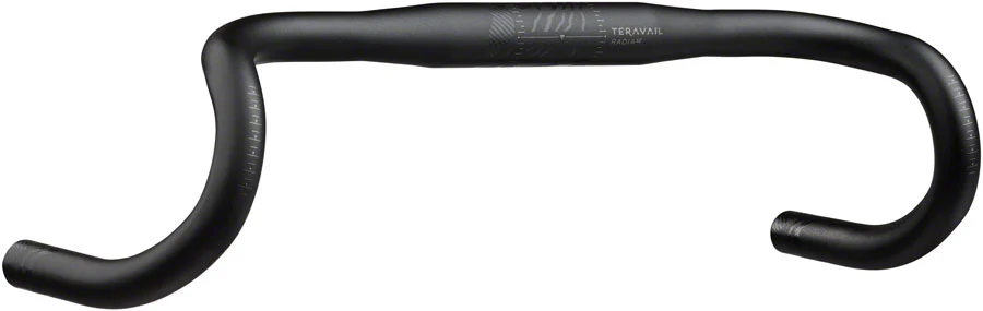 Teravail Radia 12 SE Drop Handlebar - Aluminum 31.8mm 42cm Black