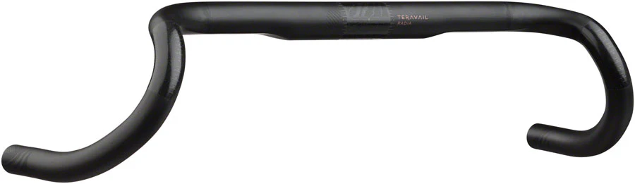 Teravail Radia 24 Carbon Drop Handlebar - Carbon 31.8mm 48cm Black