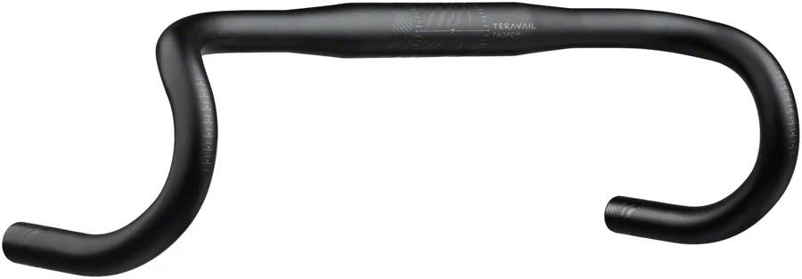 Teravail Tropo SE Drop Handlebar - Aluminum 31.8mm 46cm Black