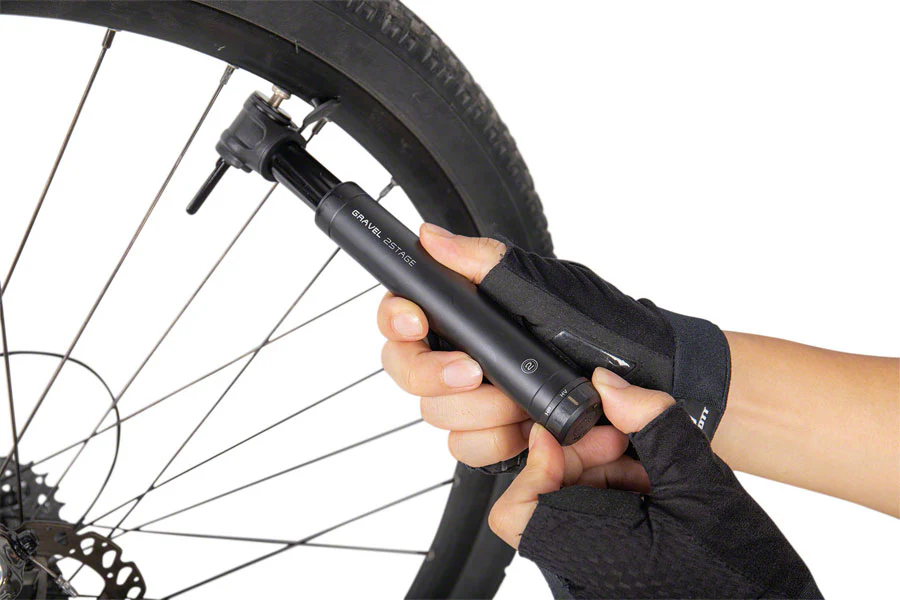Topeak Gravel Mini Pump - 2Stage 90psi Black - Image 4