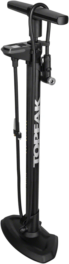 Topeak JoeBlow Pro Digital Floor Pump - 200psi / 13.8bar Digital Gauge SmartHead DX3 Air Release Button BLK/YLW - Image 2