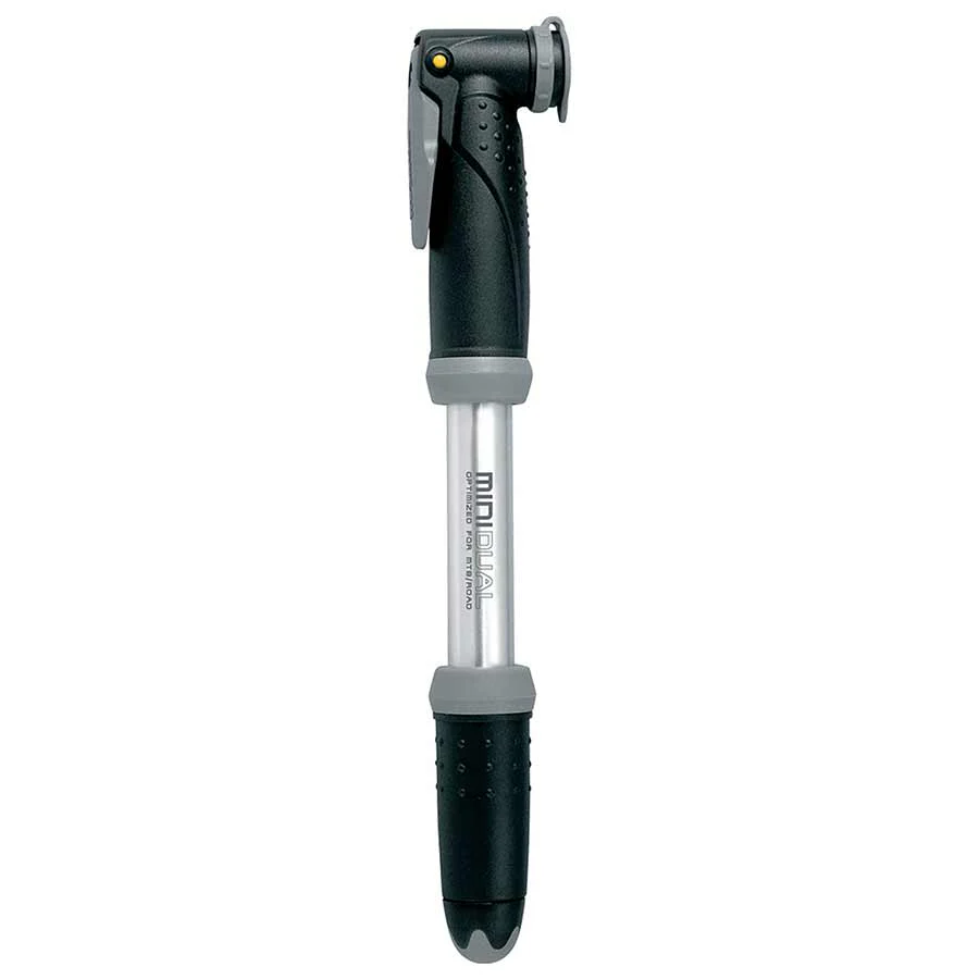 Topeak Mini Dual Mini Pump - 140psi Silver/Black