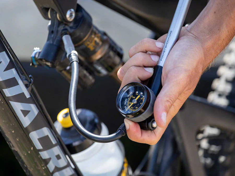 Topeak Pocketshock DXG XL Pump - Silver/Black - Image 4