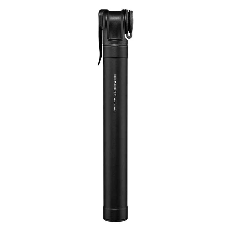 Topeak Roadie TT Mini Pump - 160psi Twin Turbo 195mm Black