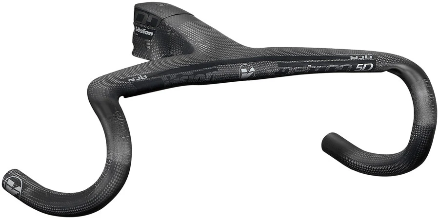 Vision Metron 5D ACR 3K Integrated Handlebar 110mm Stem Length 420mm Width -6° Angle Internal Cable Routing ACR – Carbon