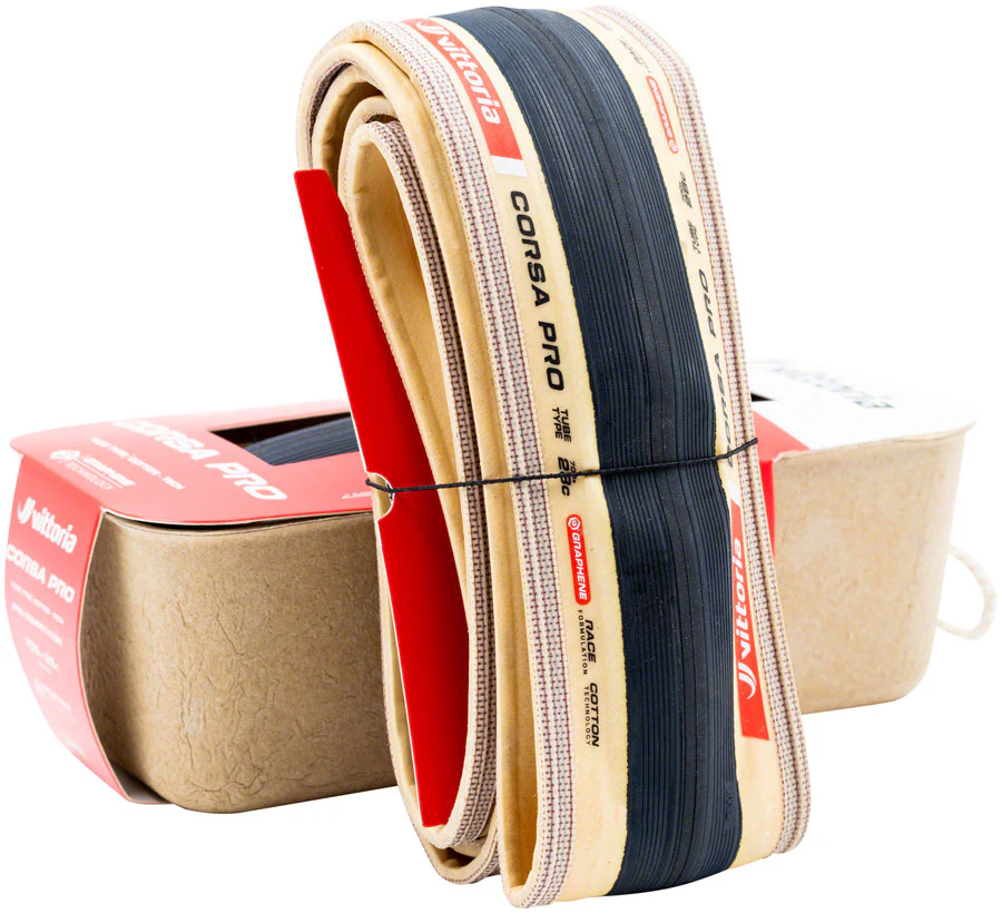 Vittoria Corsa Pro Tire - 700 x 30 Clincher Folding BLK/Tan Graphene + Silica G2.0 - Image 4