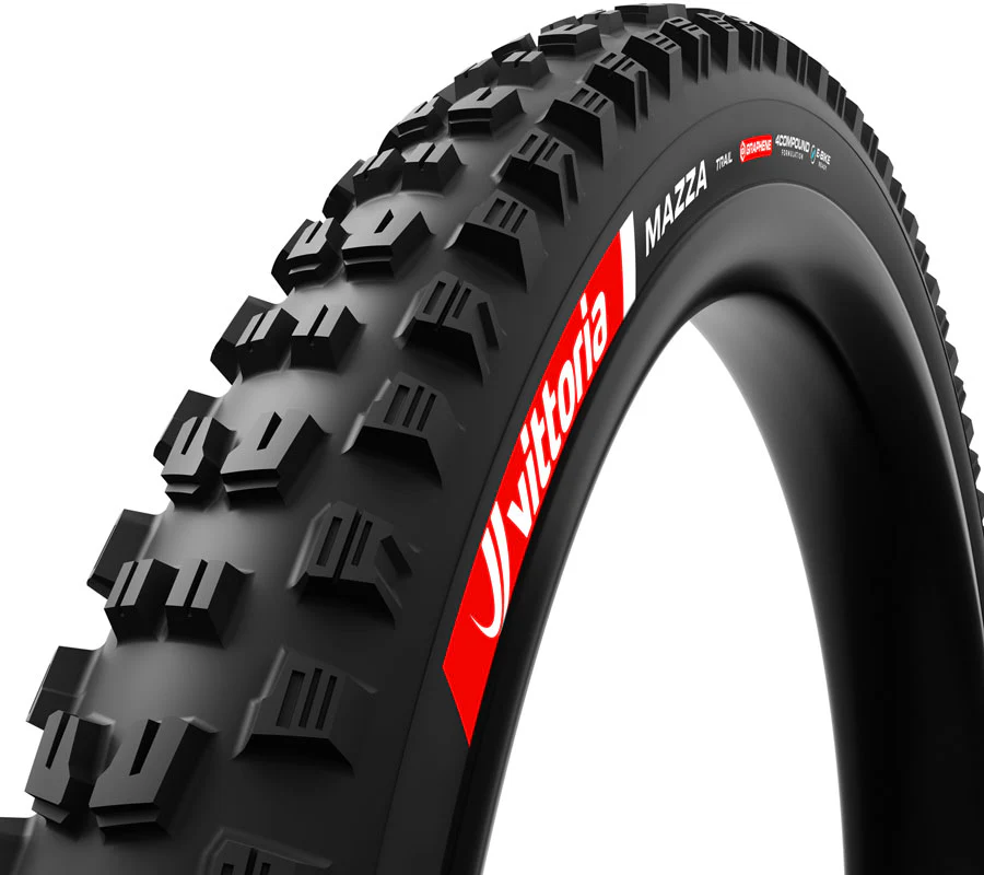 Vittoria Mazza Trail Tire - 27.5 x 2.6 Tubeless Folding BLK 4C Graphene Trail G2.0 E-Bike
